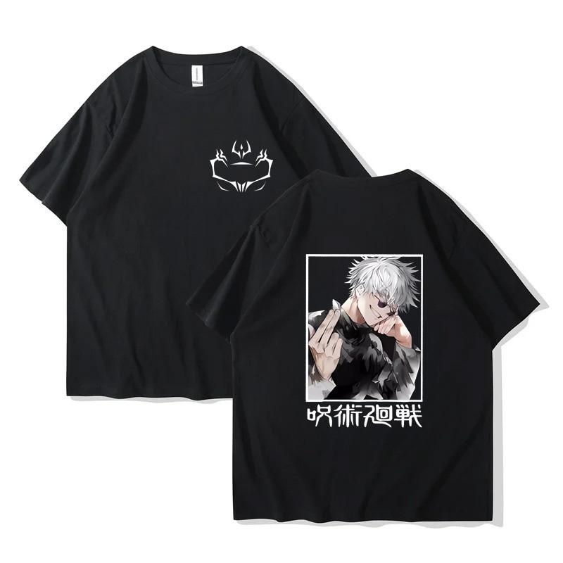Jujutsu Kaisen Pure Cotton EU Size T-shirts Summer Manga Men Top Manga Man Clothes