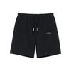 Li Ning X Jackie Chan Collaboration Kung Fu Series Solid Color Logo Embroidered Straight Leg Shorts Men Shorts Black AKSS061-2