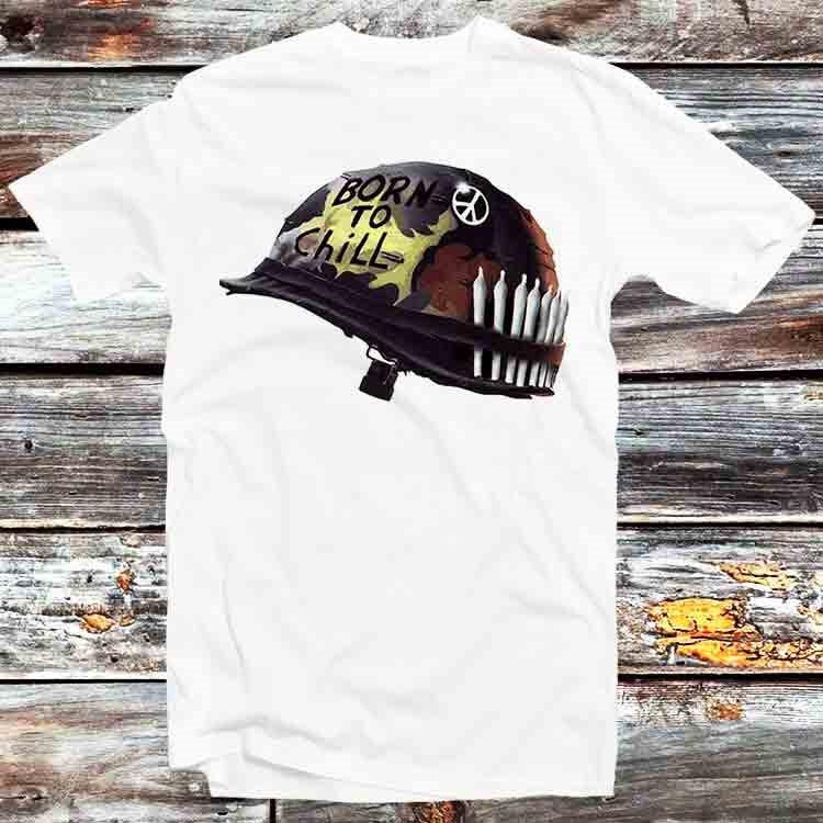 

Born To Chill Weed Magic Mushroom Parody T Shirt B1020 2XL