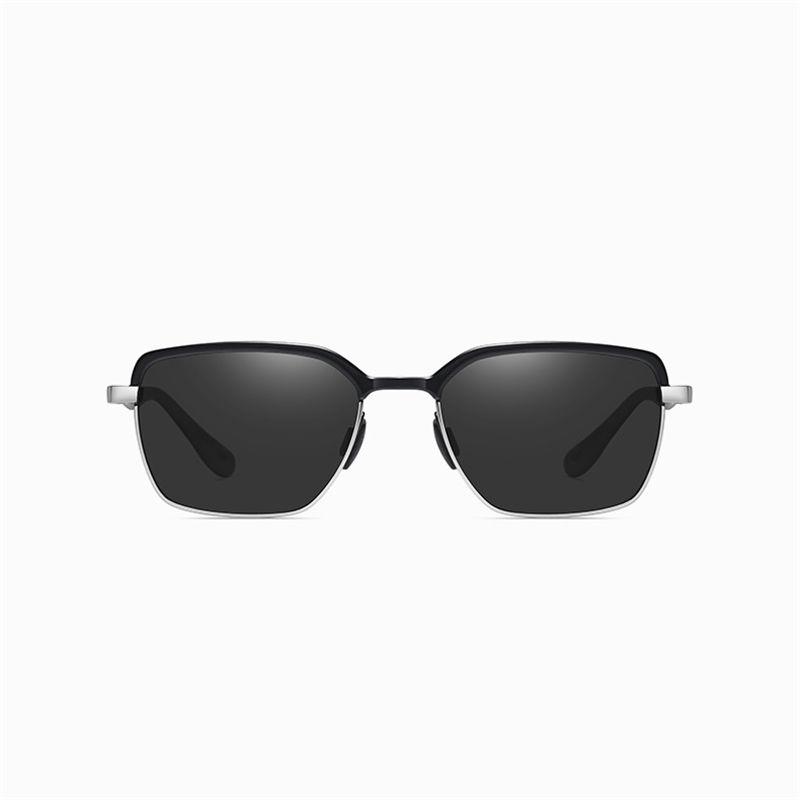 AORON Metal Frame Polarized Sunglasses Classic Black Sport Driving Fishing Glasses UV400 Anti Glare Sunglasses