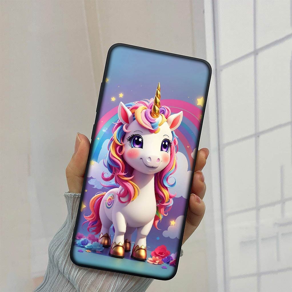 

Силиконовый чехол для телефона с единорогом для Huawei Y7A Y6P Y5P Y6 Y7 Y9 Prime 2018 2019 Y8P Y9A Y8S P Smart Мягкий чехол Huawei Y7 2019