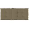 Hochlehner Cushions 2 Pcs Melange Taupe 120 X 50 X 4 Cm Fabric