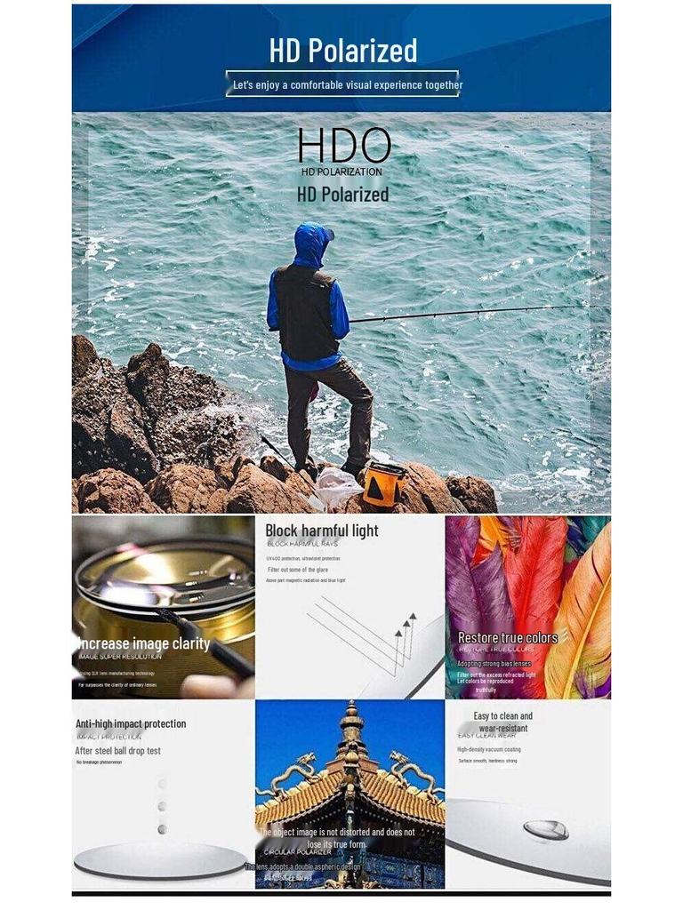 Men's Polarized Photochromic Sunglasses for Day and Night, Driving, and Fishing - Model 5183