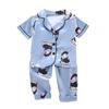 Sommer Baby Kleidung Kinder Mädchen Jungen Pyjamas Giraffe Nachtwäsche 2PCS Kurzarm Bluse Tops + Nacht Hosen Set