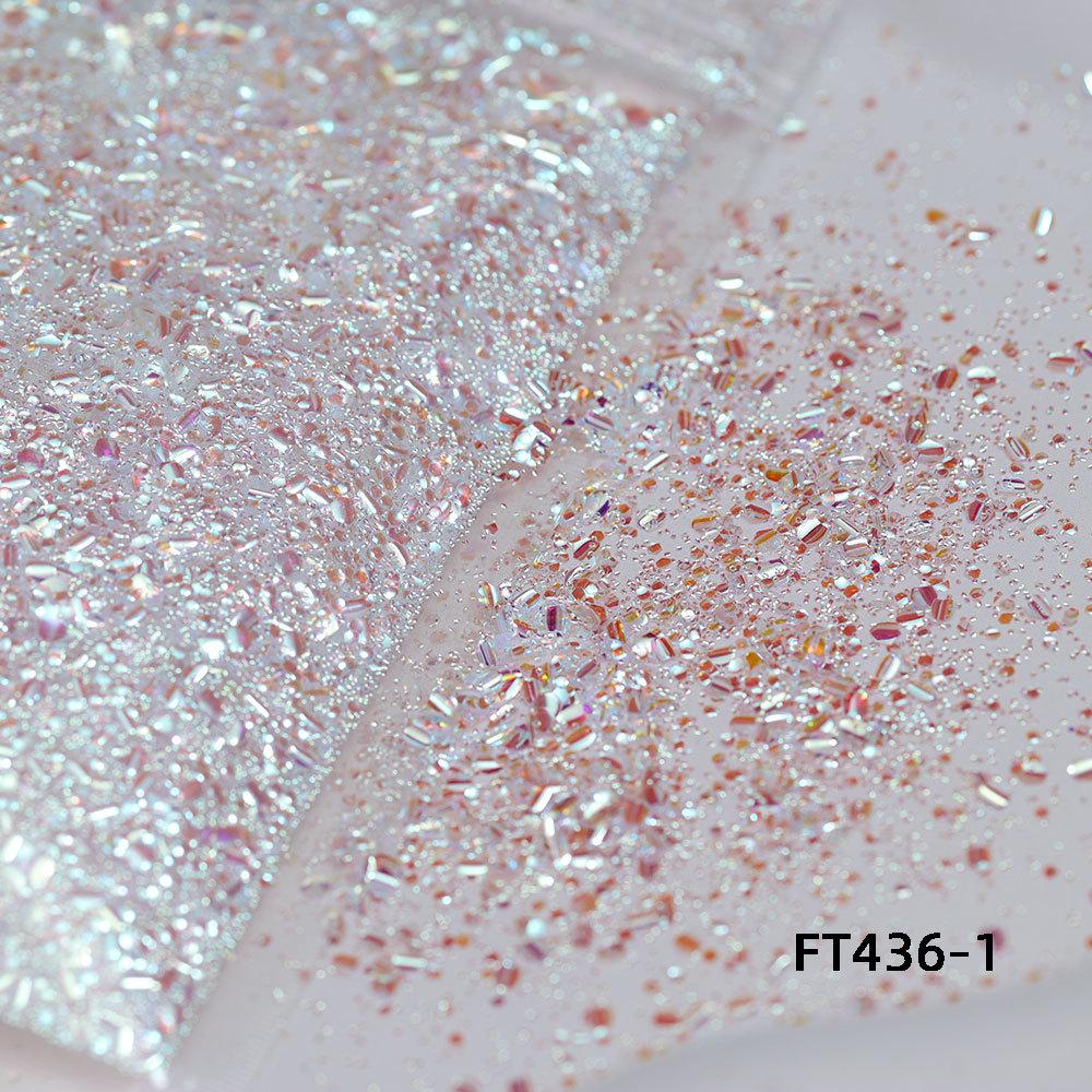 Super Flash Iridescent Nail Art Glitter: Ultra-Thin, Translucent, Resin Drip, Hemp Flowing, Oil-Filled Glitter