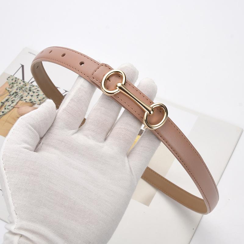 Four Seasons Available New Leather Belt Women'S Simple Fashion Versatile Belt Women'S Jeans Western Pants Paired With Pants Belt