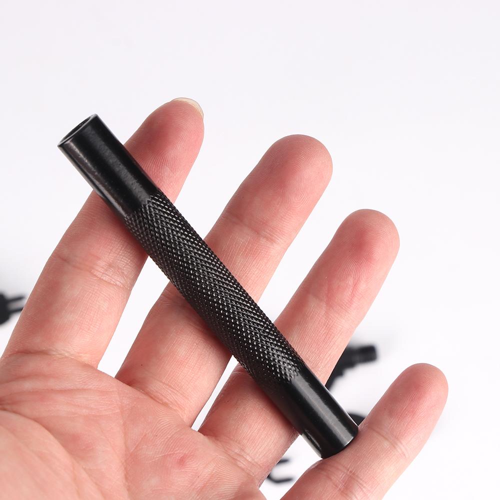 1set Adjustable Leather Punch Tooth Head, 4/5/6mm Leather Stitching Punching Set, Handmade Diy Leather Polishing & Cutting Tool
