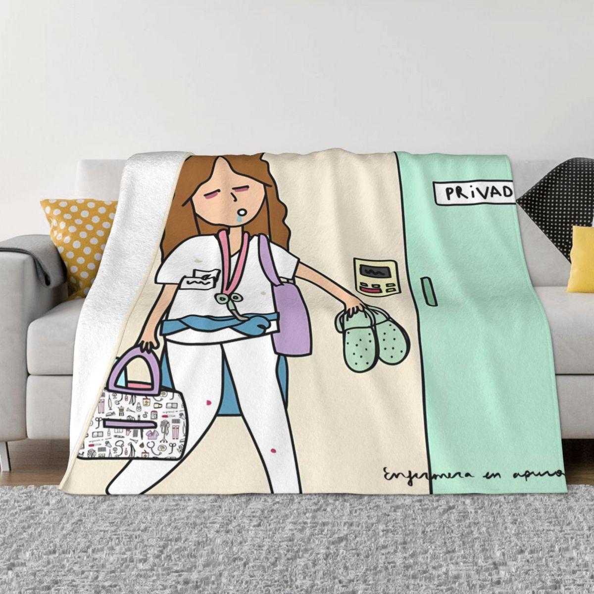 Медсестра в беде Доктор Медсестра Медицинская 2158 Сверхмягкое микрофлисовое одеяло 30x40in