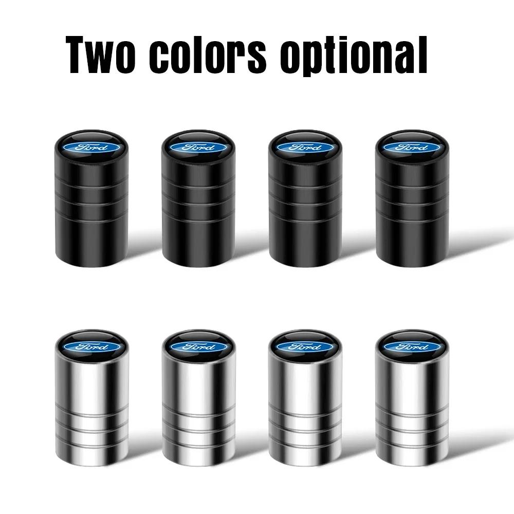 Car Sticker Ford 2025 Hot 4PCS Car Styling Wheel Tire Valve Stem Cover Cap For Ford Mustang Focus 2 3 4 Mondeo Fiesta Ecosport K