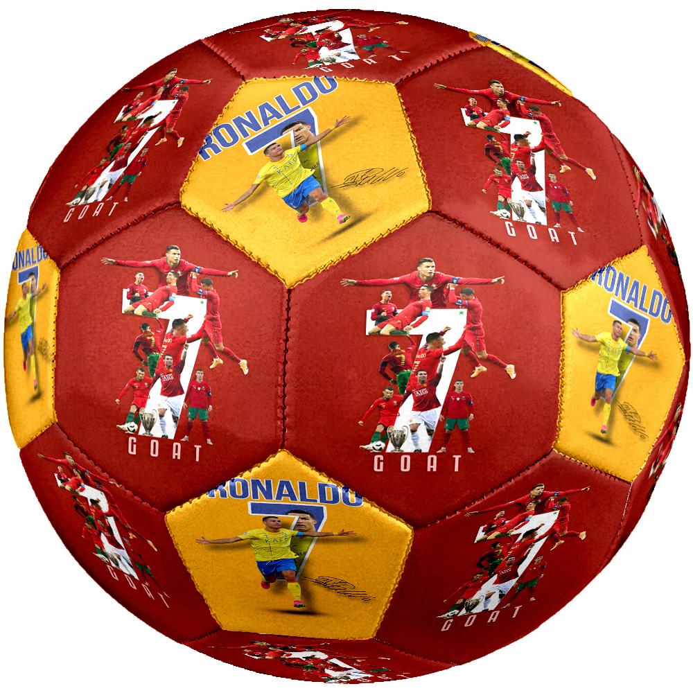 Ronaldo's Breakthrough Goals Size 5 Soccer Football Machine-Stitched Indoor/Outdoor Universal Football Sports Enthusiast Gifts