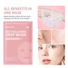 Set Maschere Viso Idratanti al Bio-Collagene 4 Pezzi Maschera Idrogel Idratante Profonda Maschera da Notte Affinante per i Pori Cura della Pelle