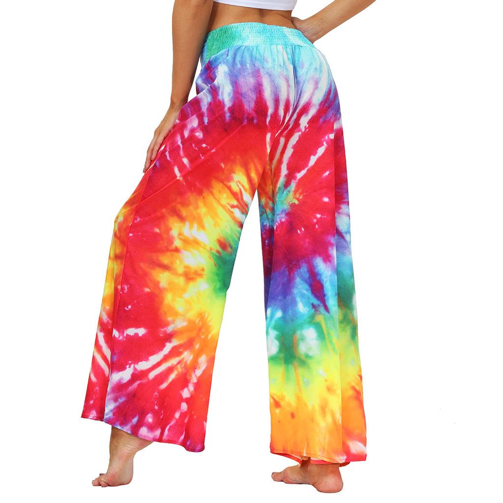 tie dye boho pants