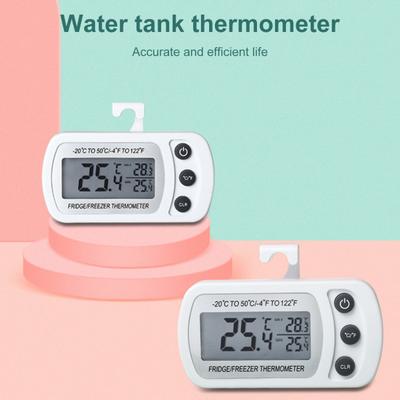 Kühlschrankthermometer mit LCD-Anzeige Wasserdichtes Gefrierschrank-Kühlschrankthermometer mit Max/Min-Aufzeichnung