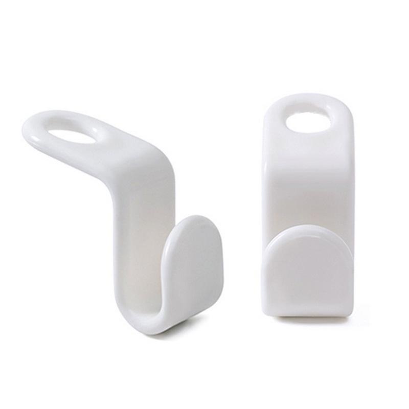 10pcs Hanger Hooks for Plastic Clips Clothes Space Saving Hangers for Clothes Closet Hangers Space Saver