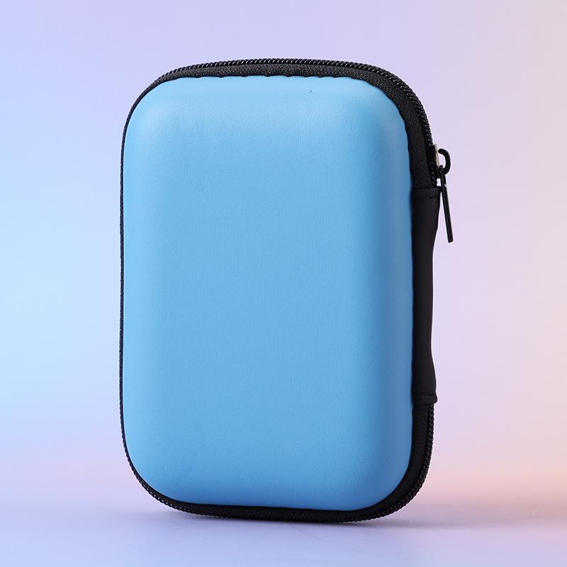 

Сумка для зберігання навушників EVA, портативна цифрова сумка, сумка для зарядного пристрою для кабелю даних, пакувальна картка, нульовий гаманець