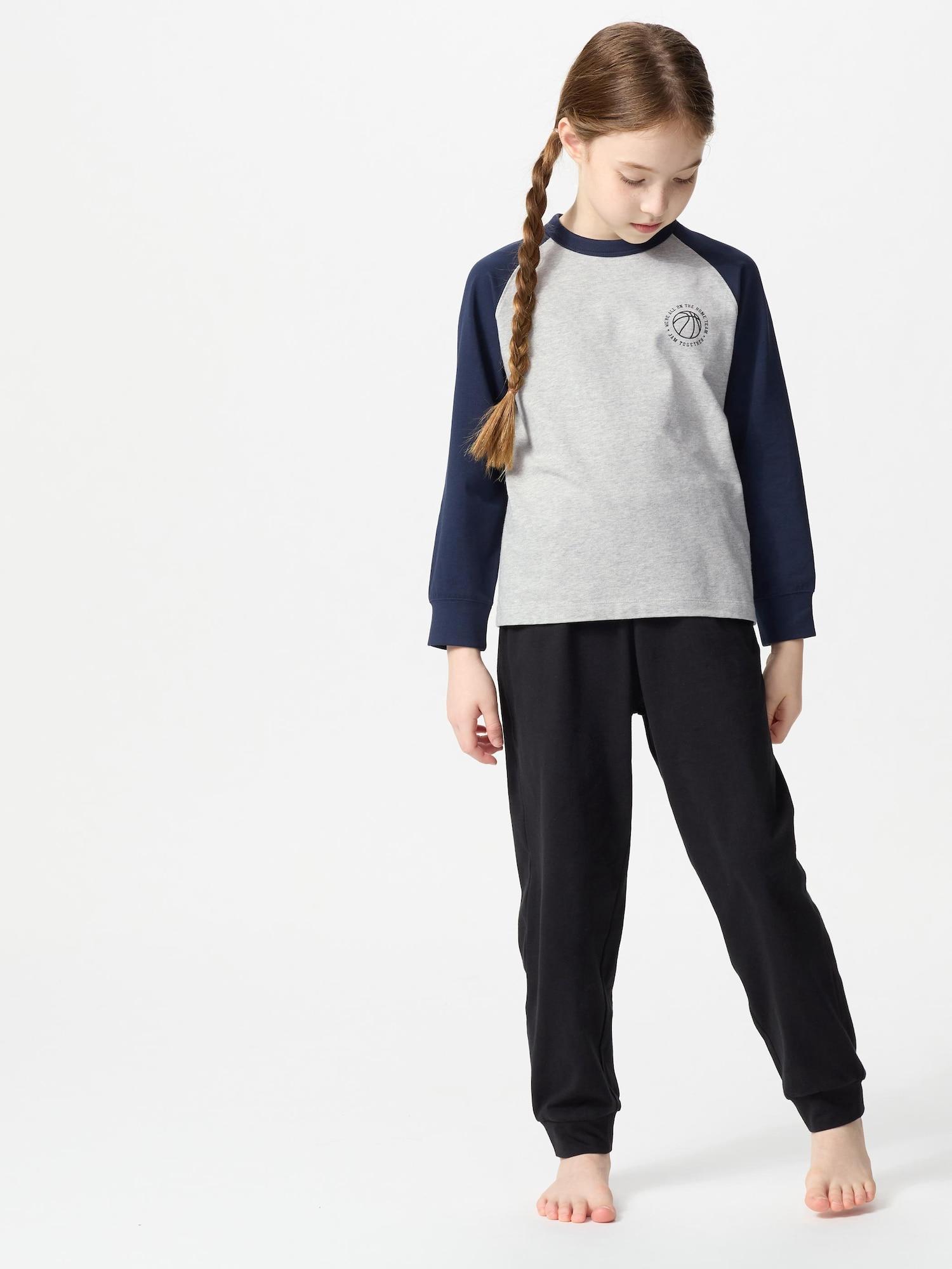 

Uniqlo Япония Ультра-эластичный комплект с длинным рукавом 69 NAVY/110