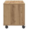 Moderner, Minimalistischer, Mobiler TV-Schrank, Offenes Aufbewahrungs-TV-Regal, Mobiler Beistelltisch, 90x35x35 Cm