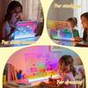 with 12 Color Pen LED Drawing Board DIY Light-Up Message Board Creative Doodle Board  Kids