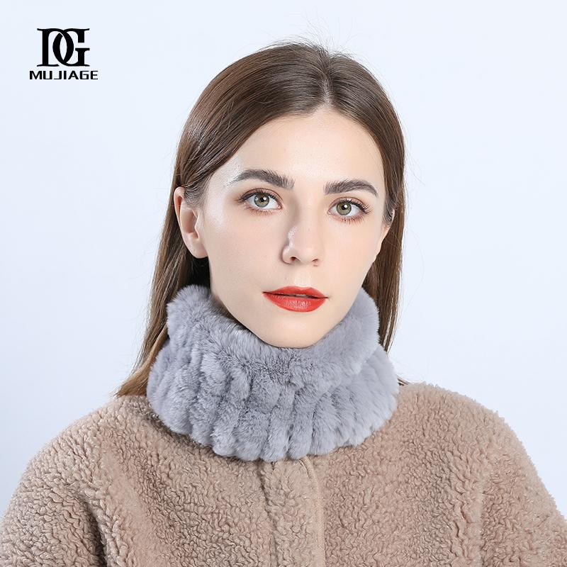 Bibs for Men and Women In Winter, Korean Version Thickened Neck Guard, Warmth, Handmade Otter Rabbit Fur Scarf, Hairband, Dual-purpose Neck Cover
