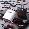 Certified 38W Multi-Port Fast Charger: 3 USB + 2 Type-C, Full Protocol Travel Charger for Mobile Phones With Flash/Fast Charging