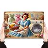 Metal Tin Sign Vintage Laundry Decor Wall Art 8x12 Inch