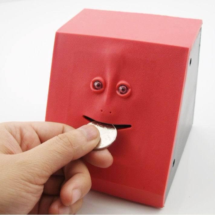 Creative Monkey Face Money Box - Interactive Sensor with Music and Motion for Kids