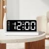 Night Light Digital Alarm Clock Electric Desk Clock with Snooze Date Loud Alarm Day of Week for Living Room Bedroom