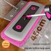 Home Lazy Dual-Use Chenille Mop: Large Panel, No-Wash, Rotatable Head, Dry/Wet Cleaning.