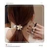 Koreanische Mode Blume Katzenauge Stein Doppelfaden Haarseil PerlenHaargummi Damen Pferdeschwanz Dutt Tägliche Haaraccessoires