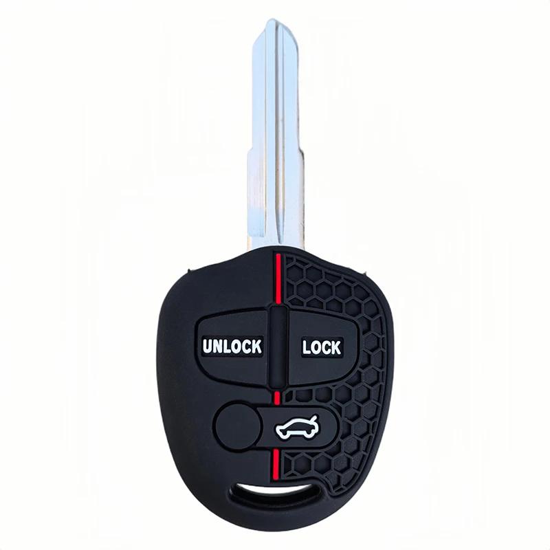 Silicone 2/3 Buttons Remote Car Key Shell Cover For Mitsubishi Lancer Ex Evolution Grandis Outlander Case