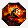 1pc M-mortal Kombat Umbrella, Sun Protection, And UV Shielding. It Has Eight Sturdy Ribs for Outdoor Use And Perfect As a Holiday Gift