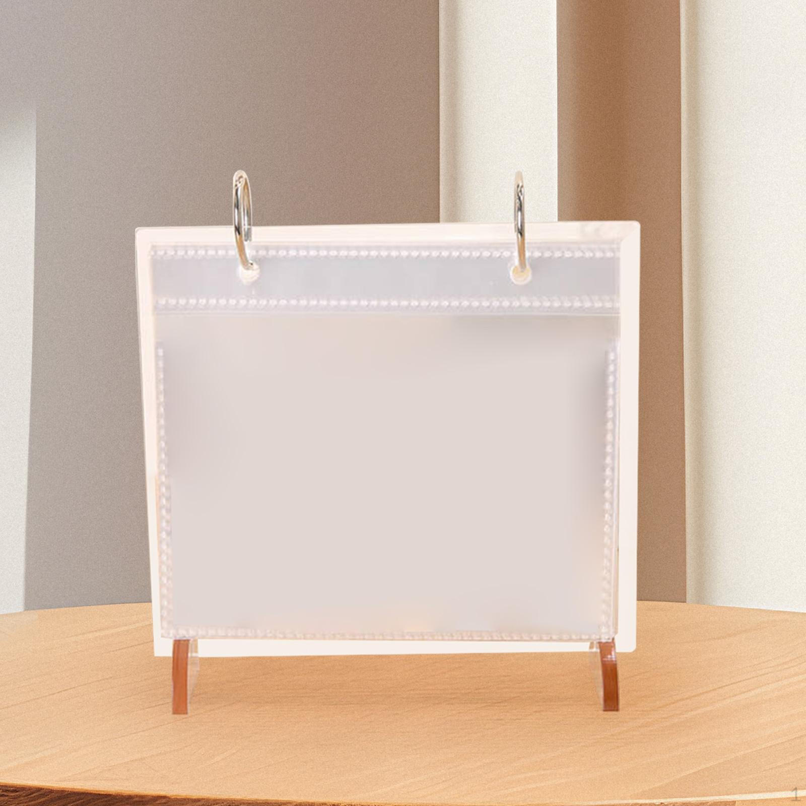 

Акриловый держатель для фотографий с папками на 17 листов для домашнего или офисного использования 5inch