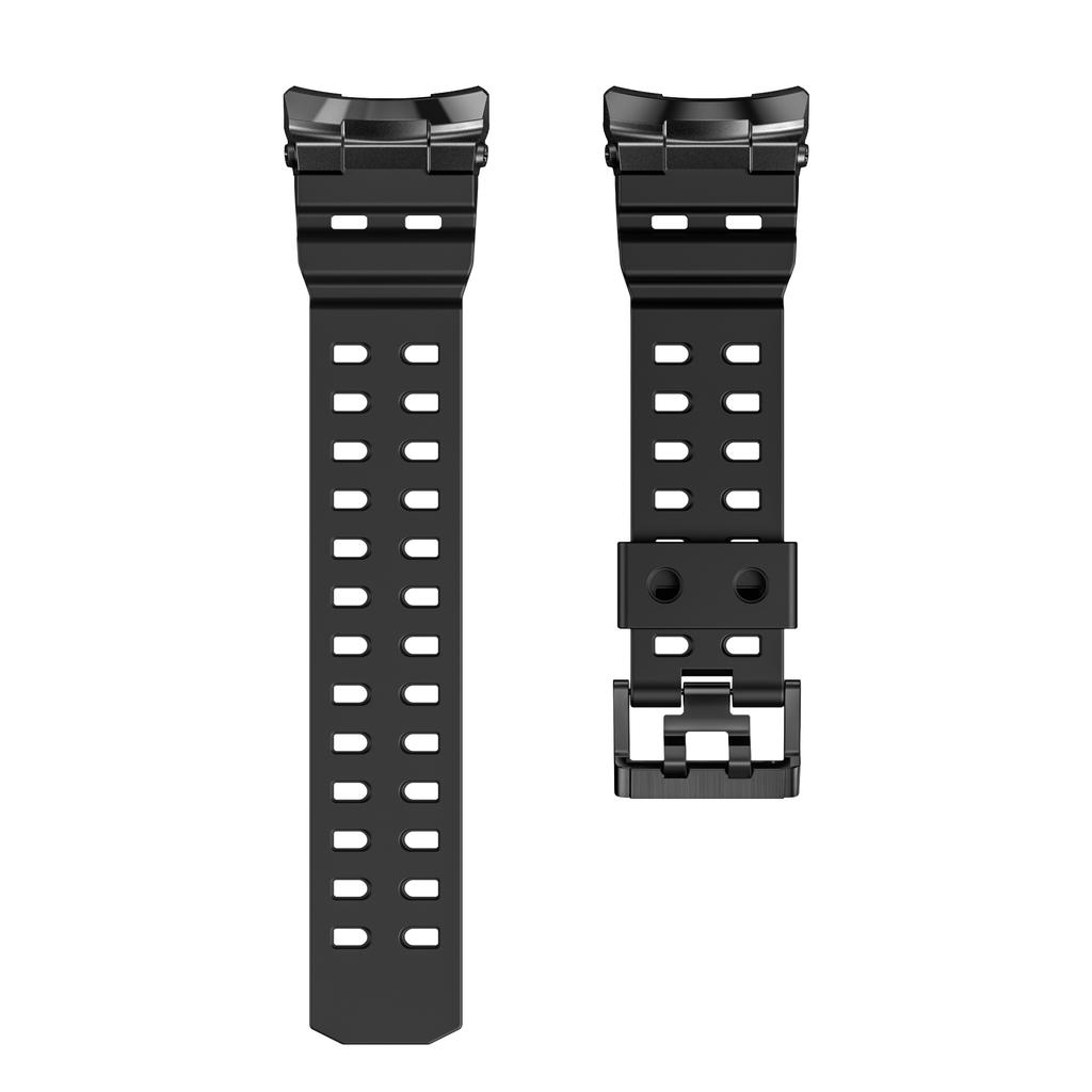 Rugged Sport Band For Samsung Galaxy Watch 8 40mm 44mm Strap Silicone Band with Stainless Steel Connector For Galaxy Watch 8 Classic 46mm