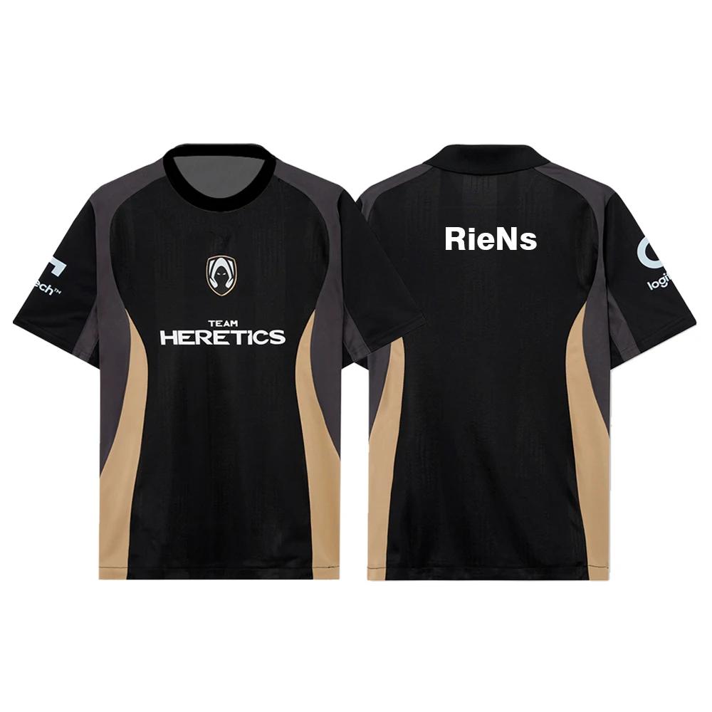 Team Heretics Valorant Esports marškinėliai 2026 VCT klubo treniruočių uniformos vyrams ir moterims Benjyfishy individualūs marškinėliai sportiniai viršutiniai drabužiai