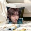 Kpop Idol JJuhoon Pillow Case Living Room Sofa Cushion Cover Suitable For Home Bedroom Room Decoration
