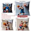 Geometric Basketball Player Throw Pillow Covers Pattern Cushion Cover Suitable for Sofa Bedroom Car Pillow Cover