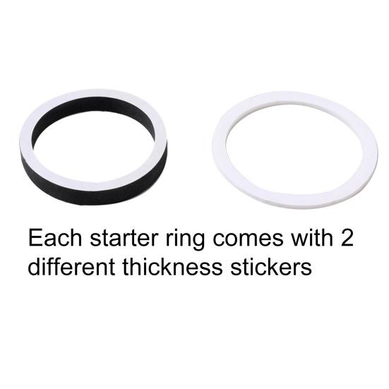 Rhinestone Car Ring Shiny Exquisite Fine Workmanship Devil Bling Ignition Ring Decoration Car Decor