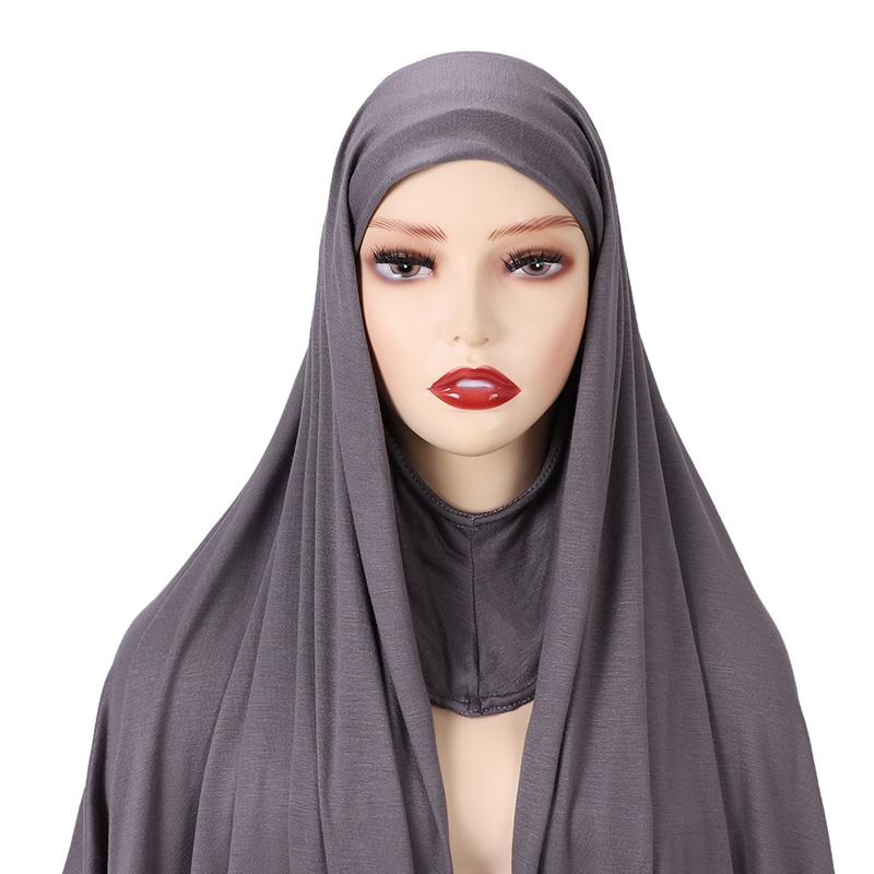 Full Cover Inner Muslim Jersey Hijab Instant Scarf Islamic Cap Head Wear Caps Underscarf Bone Bonnet Headcover Shawls