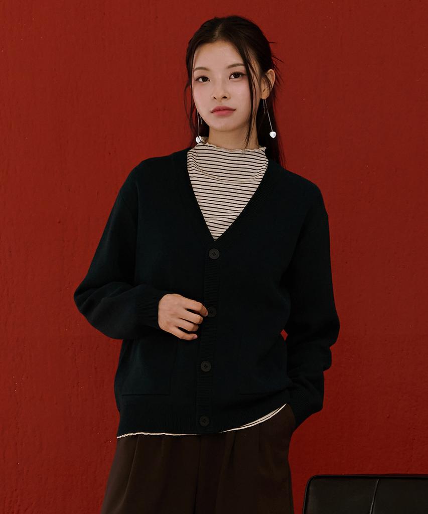 Chasecult Unisex Basic Cardigan - Green