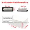 LED License Plate Light Compatible with Mercedes Smart Fortwo Coupe Convertible W450 W451 W453 High Quality Car Accessories