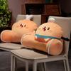 Cartoon Burger Fries Waist Rest Girls Bedside Cushion Waist Protection Soft Bag Dormitory Bed Playing Mobile Phone Reading Pillow Cushion