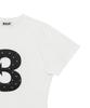 BAUF 3 Logo Dot Slim Fit T-Shirt [White]