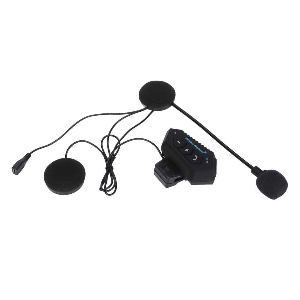 Motorcycle Bluetooth Earphone Helmet Bluetooth Intercom Headset with Automatic Answering Hands Free