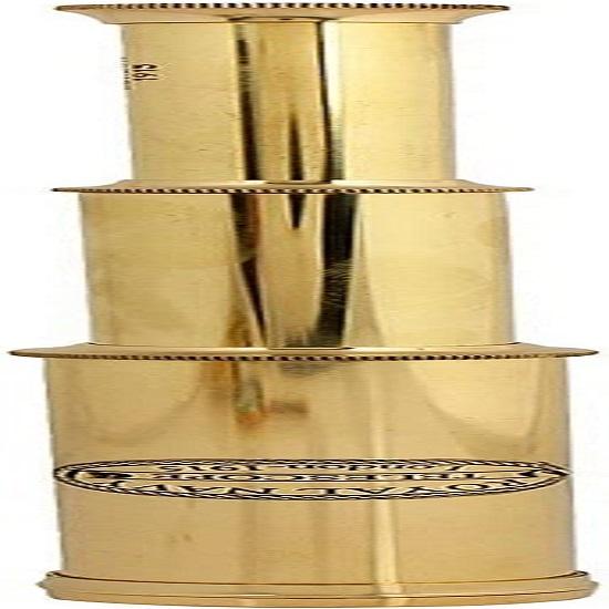 Royal Navy 12 Inch Handheld Collapsible Brass Telescope - Marine Spyglass Monocular