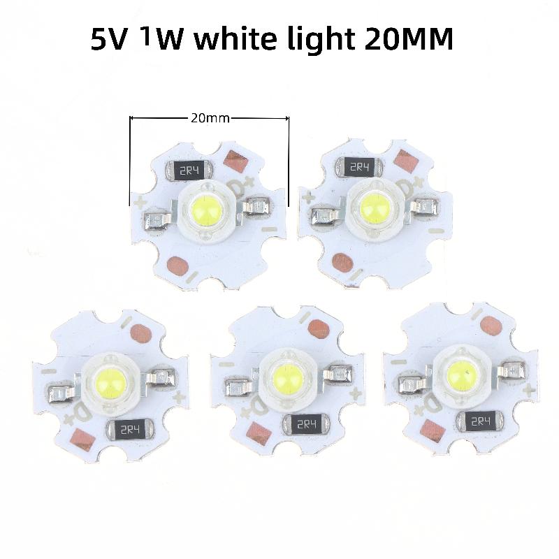 5/10 ks 16mm 20mm LED desky lamp 1W 3W Jednobarevné 5V 12V Teplá Neutrální Bílá Bodová světla Stropní světla Světla západu slunce