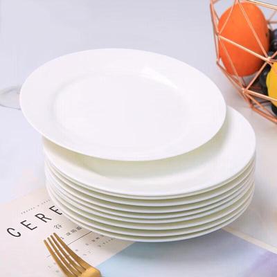 Churong 9-inch Ronde Witte Keramische Dinerborden