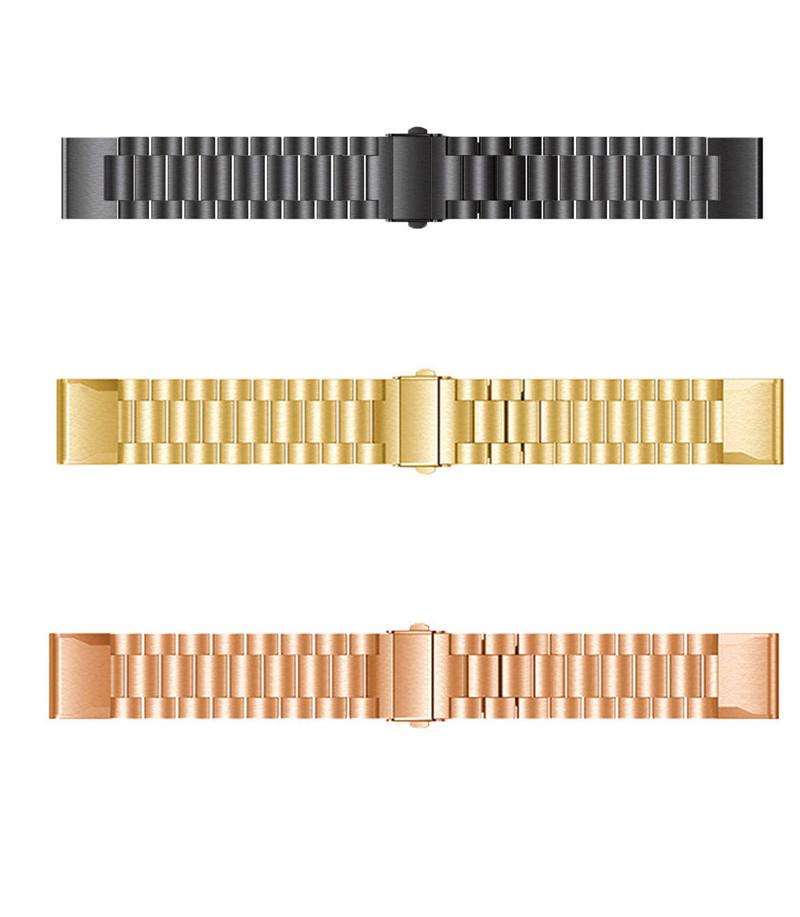 Stainless Steel Strap for Garmin Fenix 8X 7X 7 7S 6S 6X 6 Pro 5X 5 5S/Tactix 8 51mm 47mm Metal Quick Fit for 26 22 20mm Bracelet