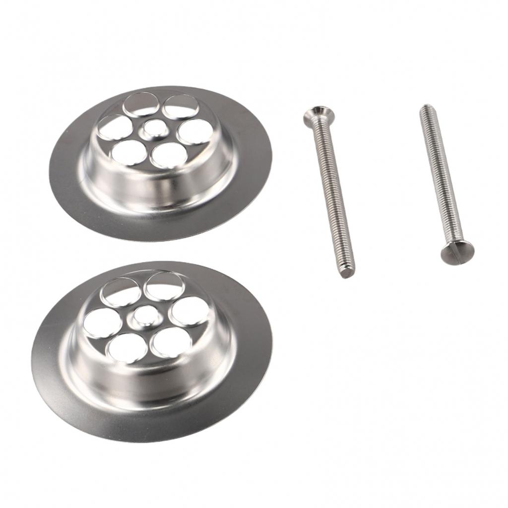 2 Set Badewannenloch-Reparatursets einschließlich Ersatzteile und Schrauben zur einfachen Verwendung