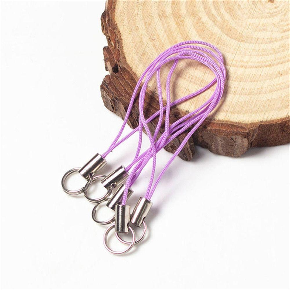Straps Phone Landyard Jump Ring Lanyard Rope Keychains Cord DIY Keyring Pendant Lanyard Strap Cord