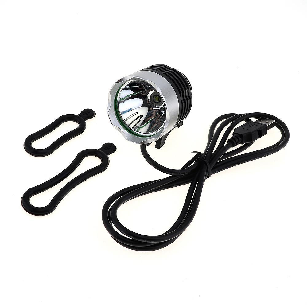 Bicycle Mountain Bike Usb Headlight Front Light Power Bank For Night Riding